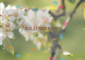 废品上门回收怎么样？